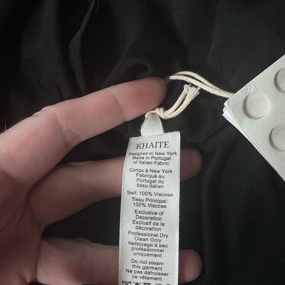 KHAITE The Janelle Bodysuit in Black jersey SZ M BNWT never worn - Picture 7 of 15